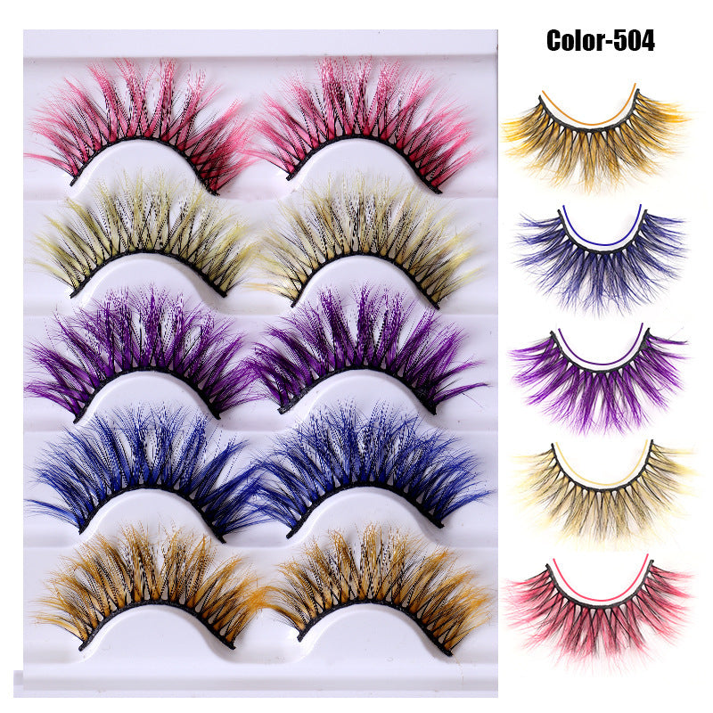Color Volume & Length Faux Mink Lashes