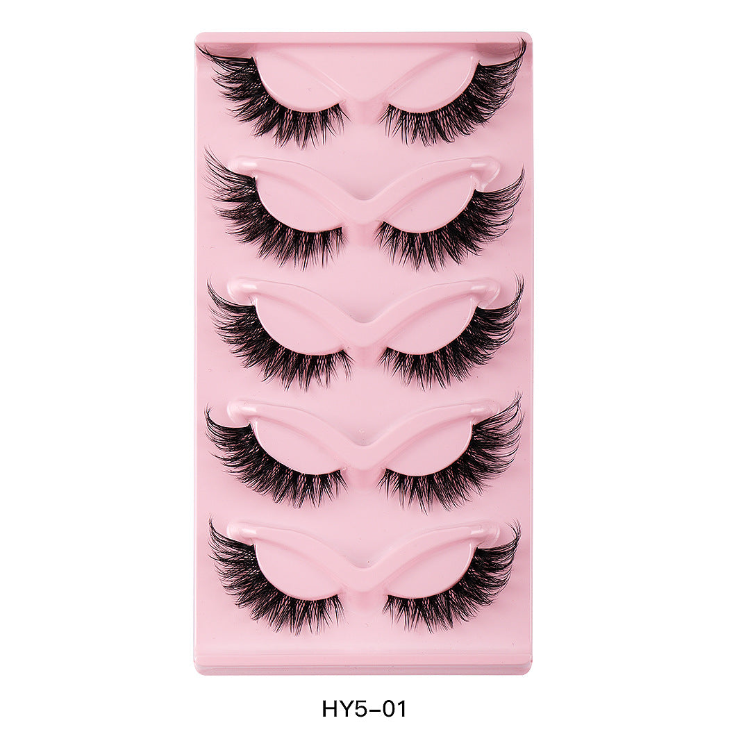Invisible Band Lashes - 5-Pair Set