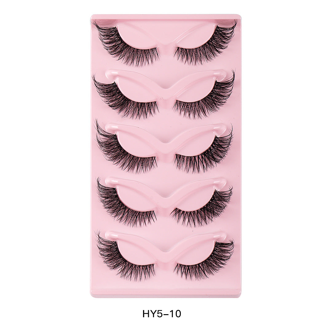 Invisible Band Lashes - 5-Pair Set