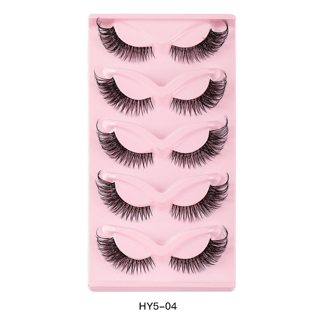 Invisible Band Lashes - 5-Pair Set