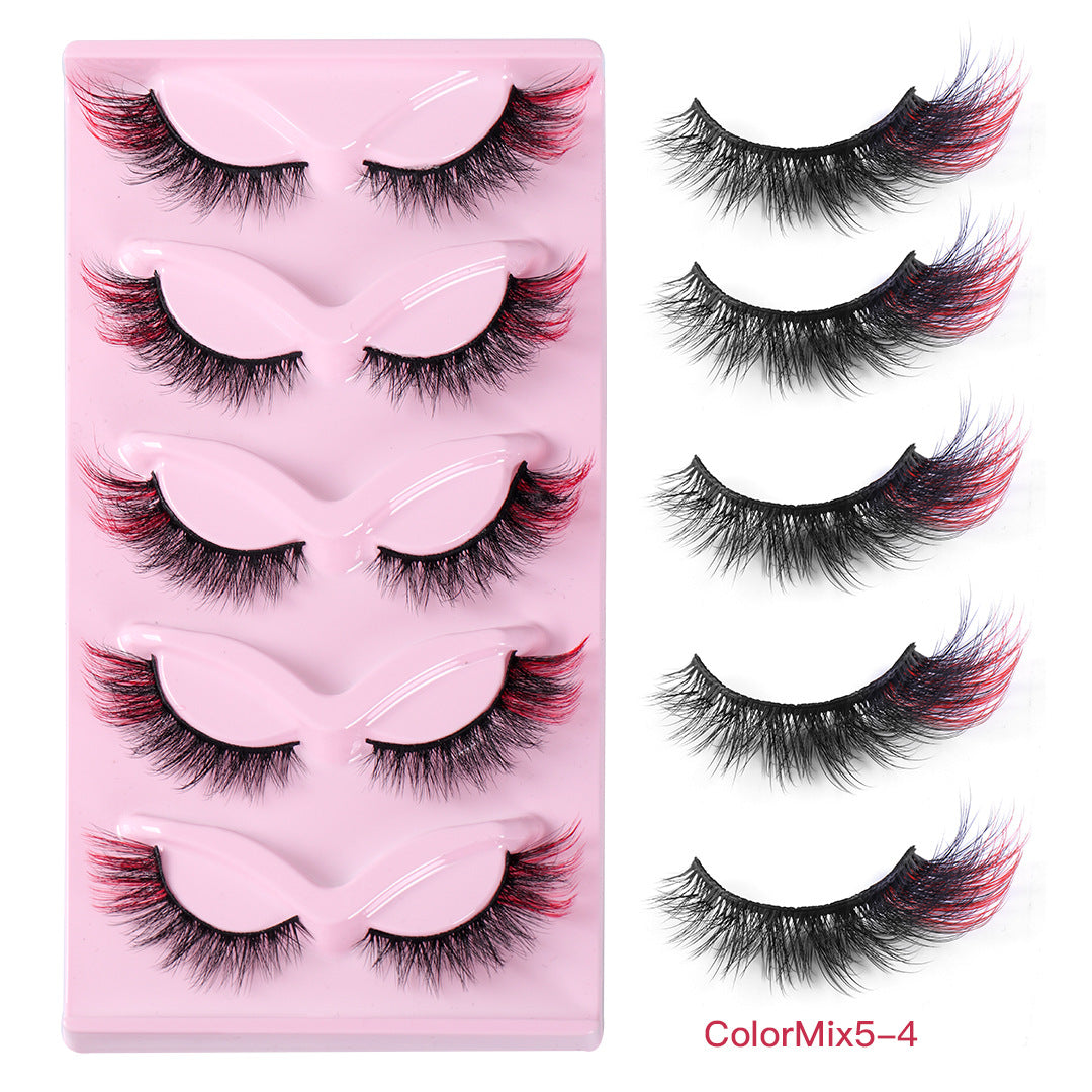 Color Pop Fox Eye Lashes - 5-Pair Set