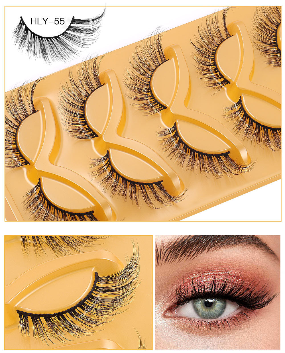 3D Stacked Effect Lashes