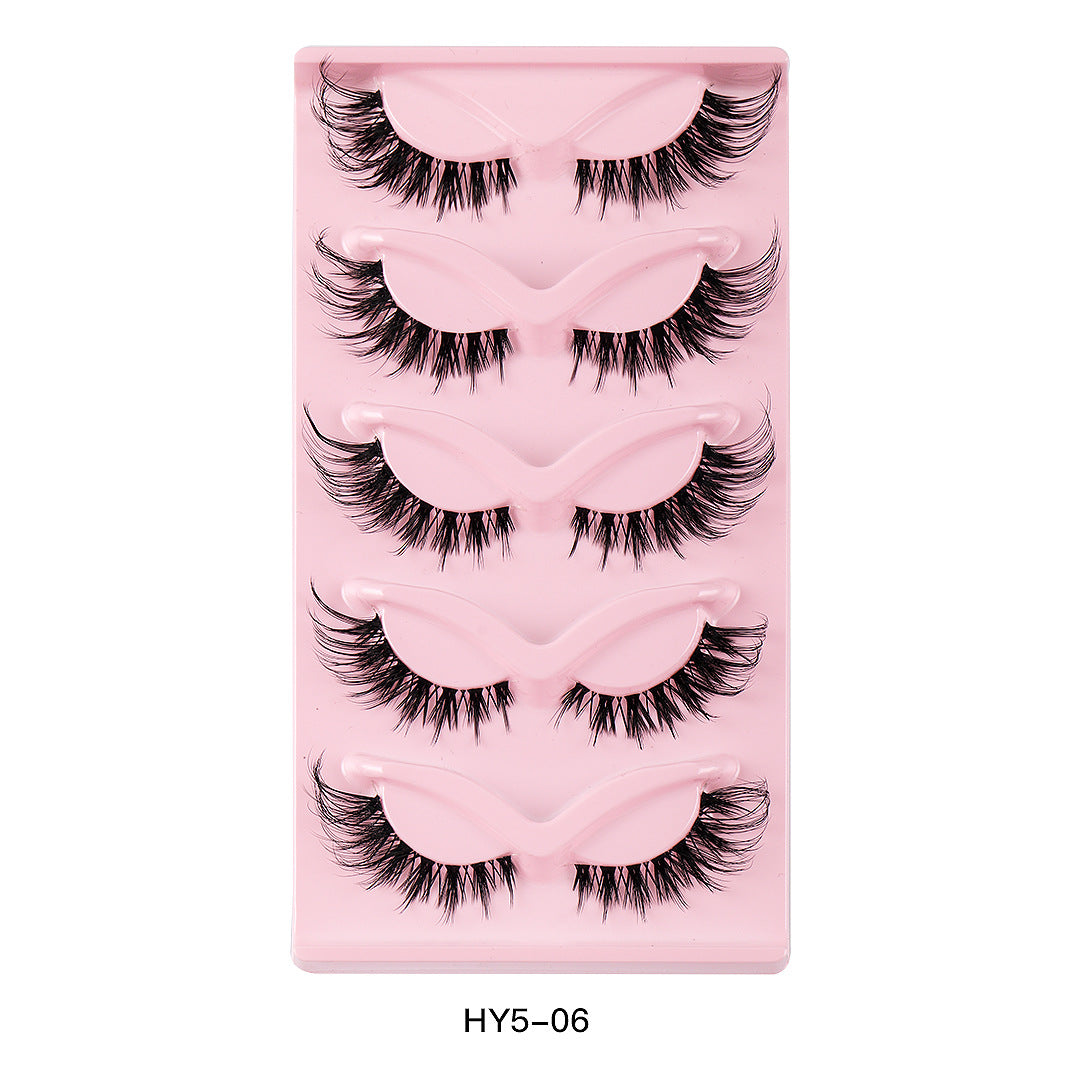 Invisible Band Lashes - 5-Pair Set