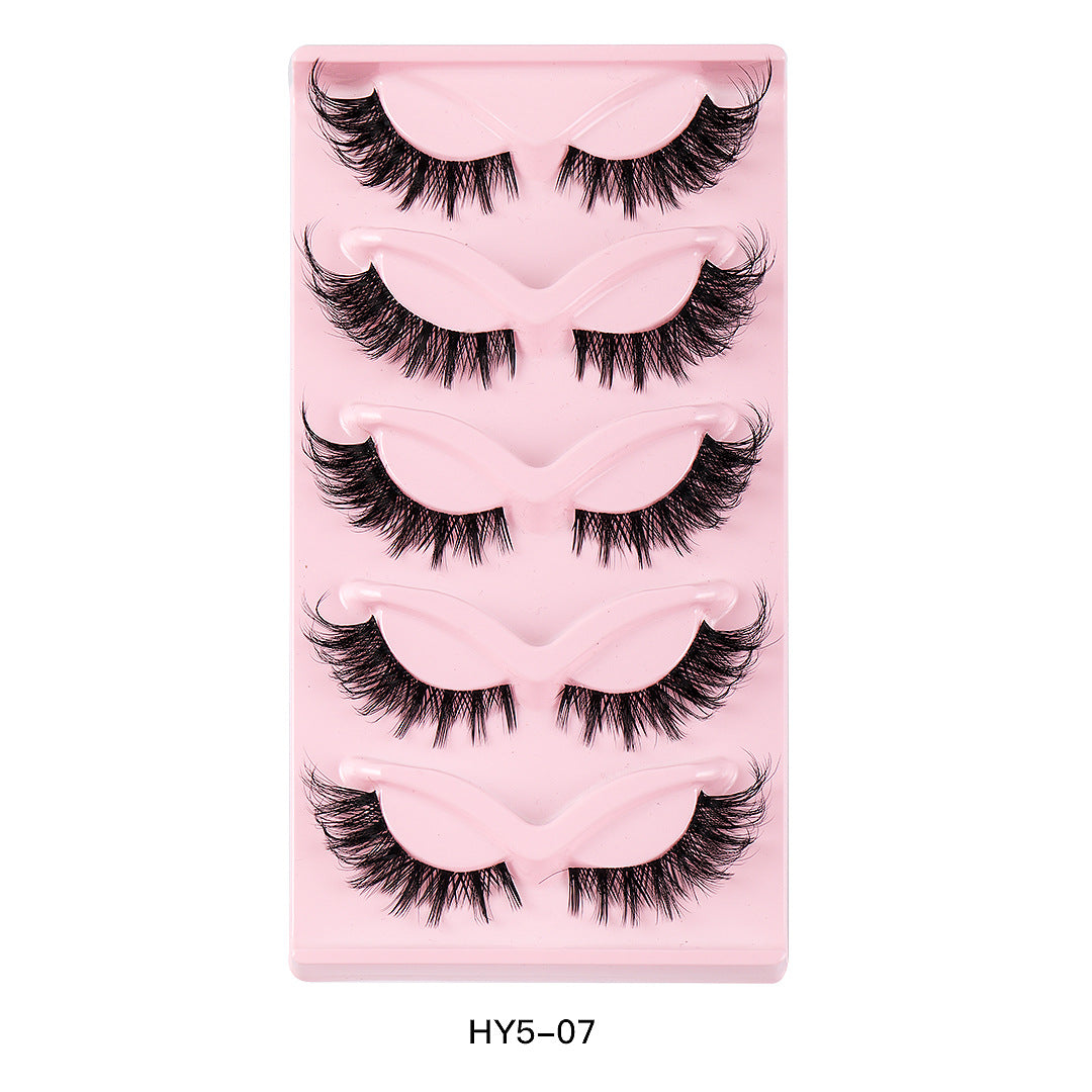Invisible Band Lashes - 5-Pair Set