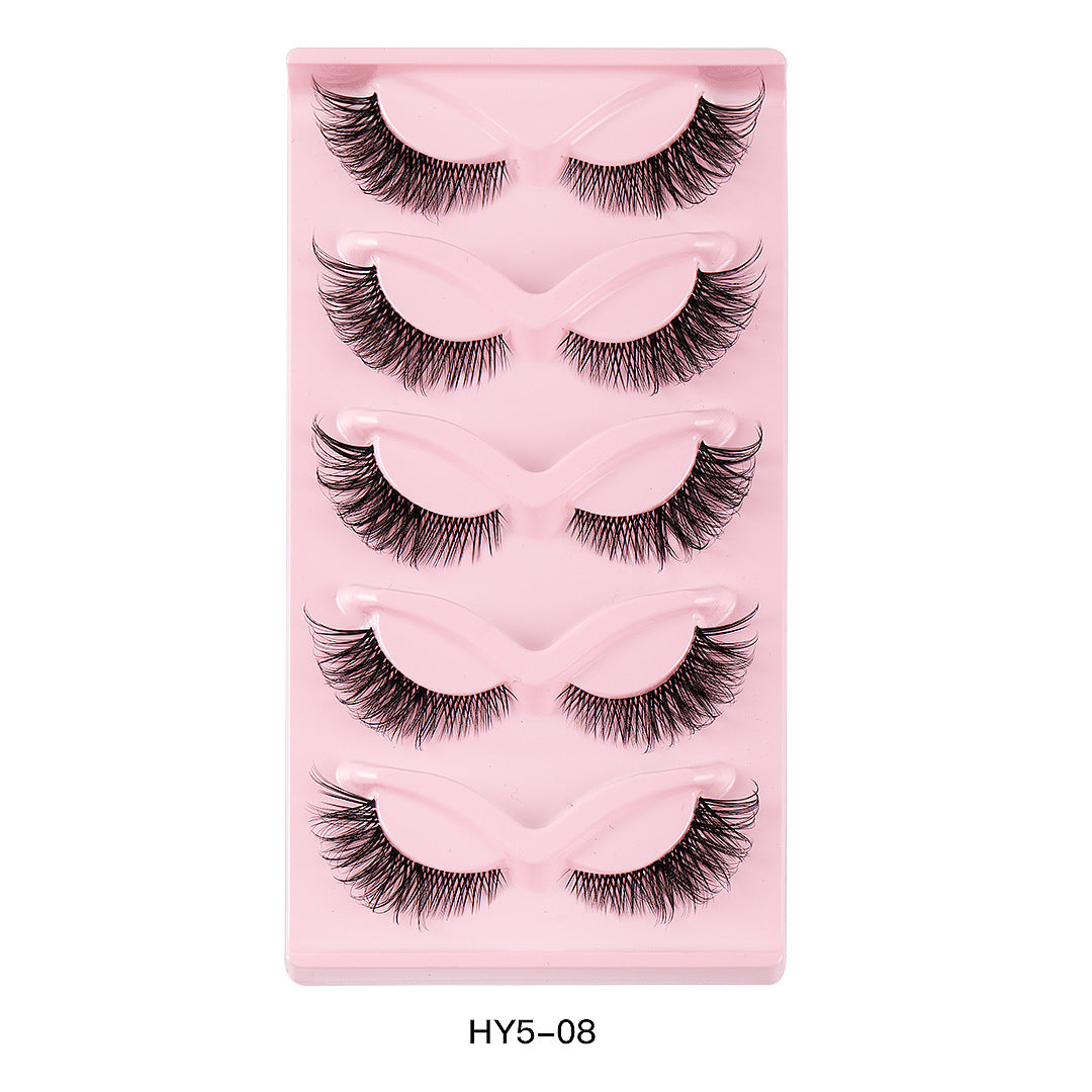 Invisible Band Lashes - 5-Pair Set