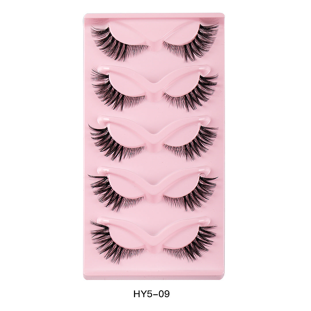 Invisible Band Lashes - 5-Pair Set