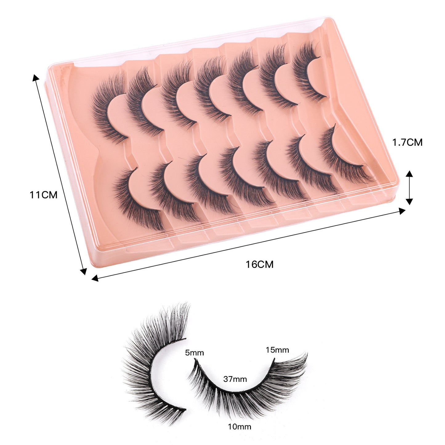 Fox Lengthening Lashes - 7-Pair Set