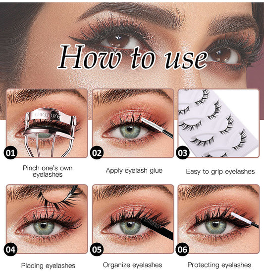 3D Angled Lashes 5 Pairs