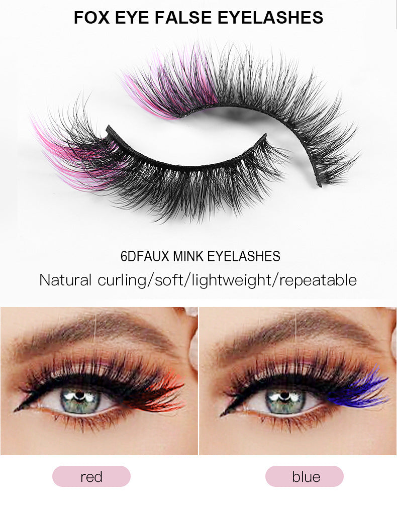 Color Pop Fox Eye Lashes - 5-Pair Set