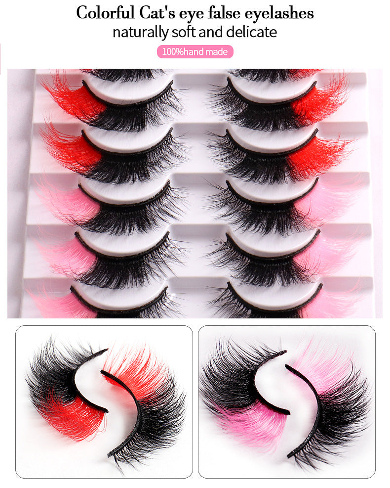 8D Mink Lashes - Fluffy & Colorful