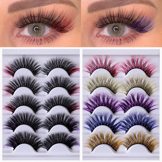 Color Volume & Length Faux Mink Lashes