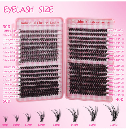 DIY Cluster Lashes - Bulk 640 Pcs Set