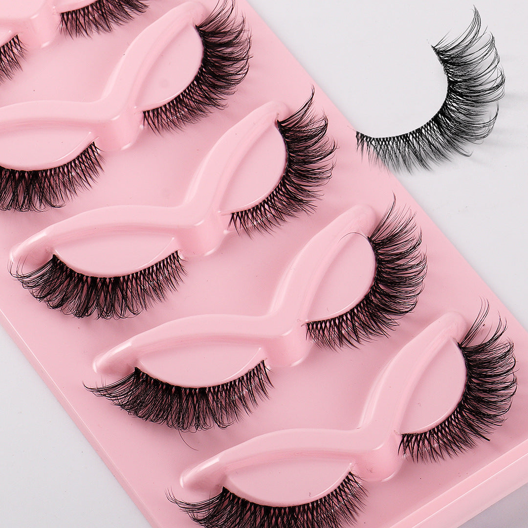 Invisible Band Lashes - 5-Pair Set