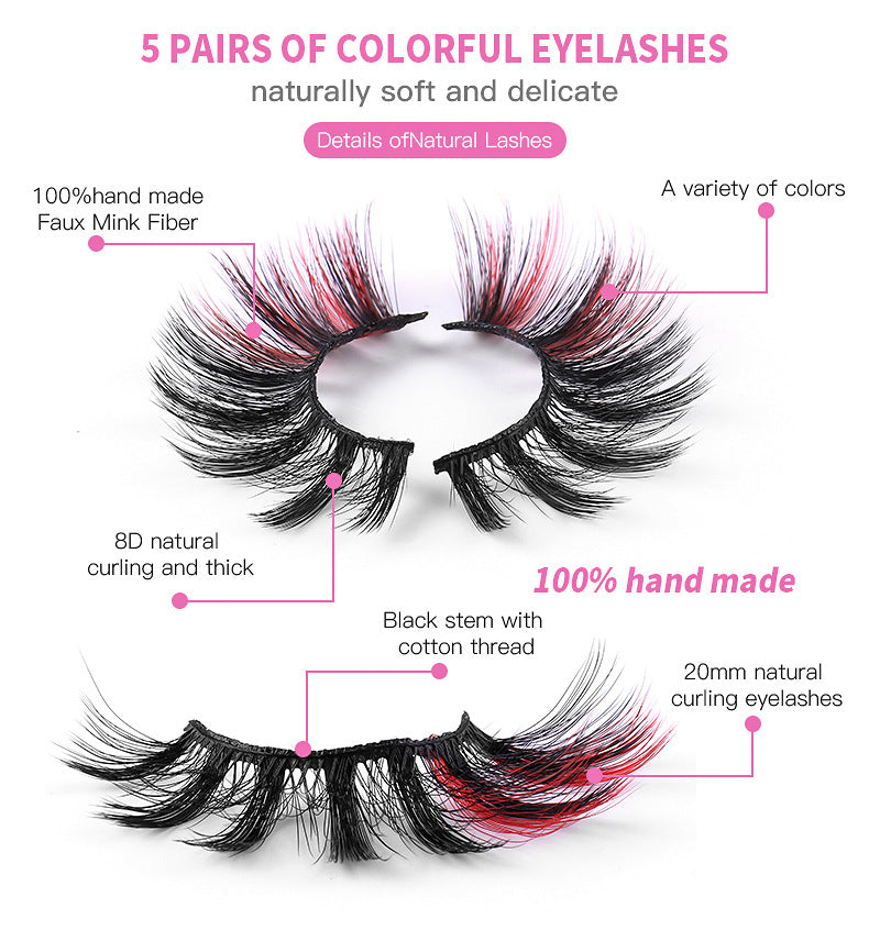 Colormink Lashes -5-Pack