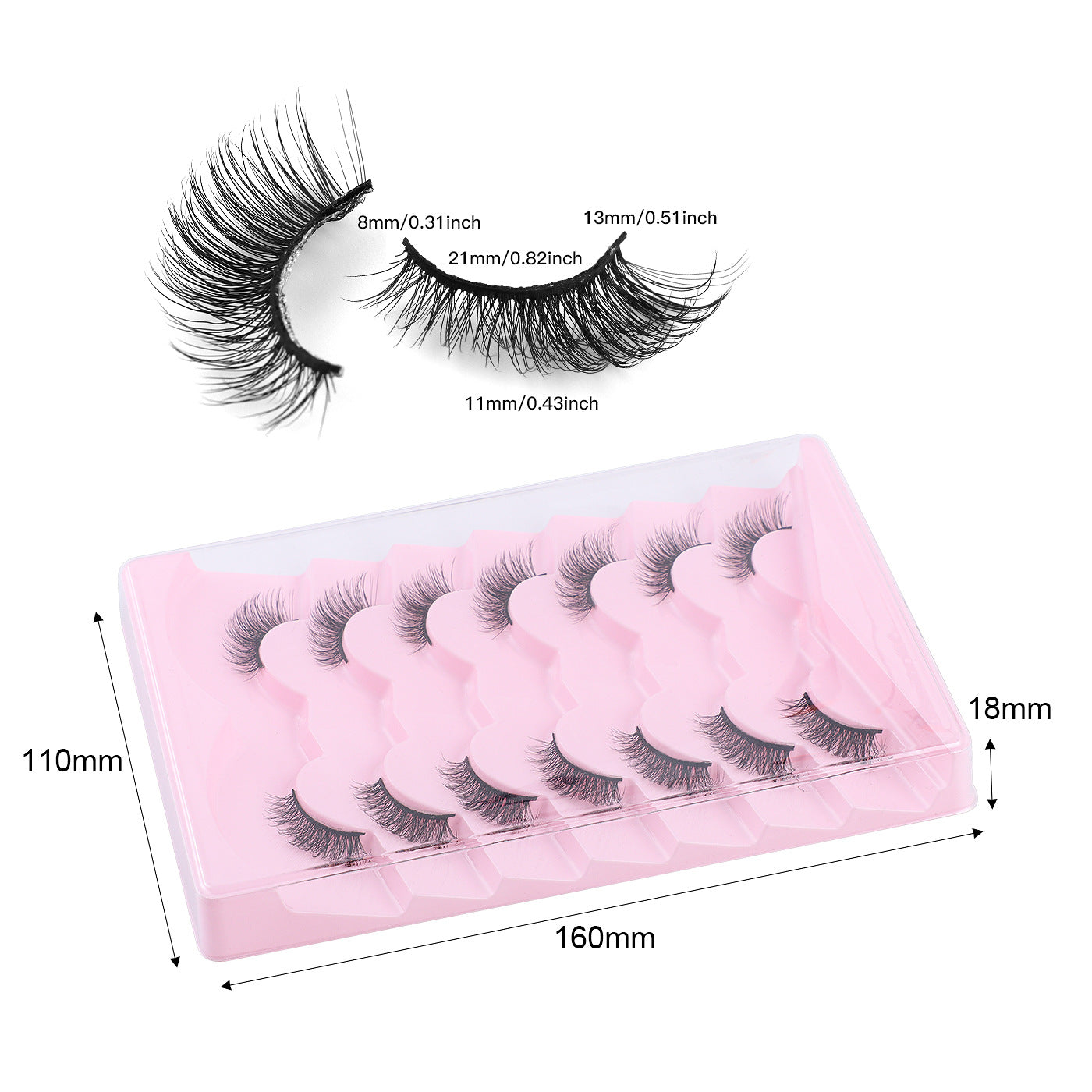 Half Lash Fox Eye Set
