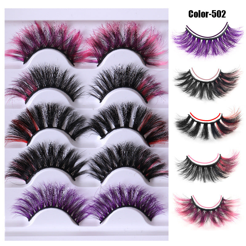 Color Volume & Length Faux Mink Lashes