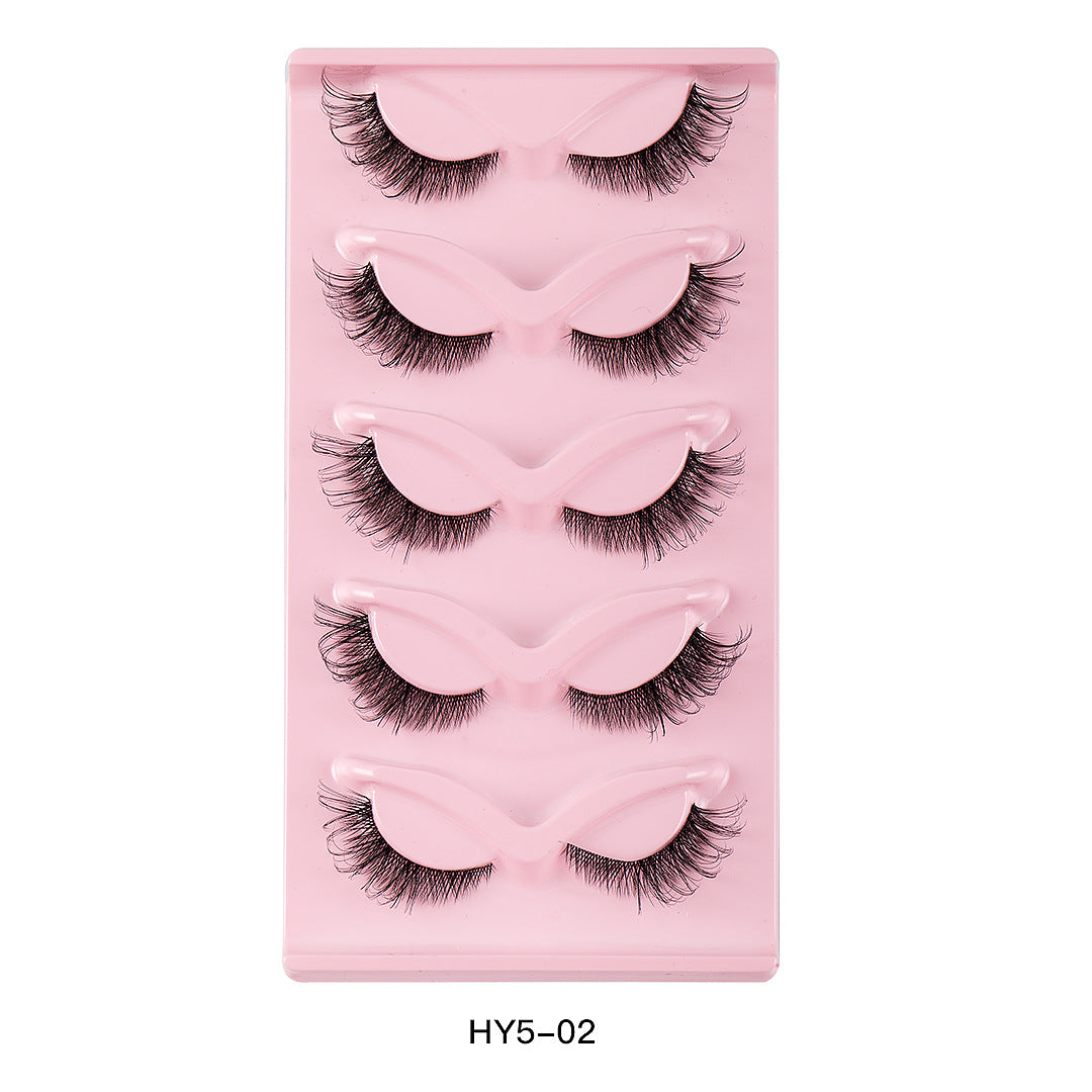 Invisible Band Lashes - 5-Pair Set