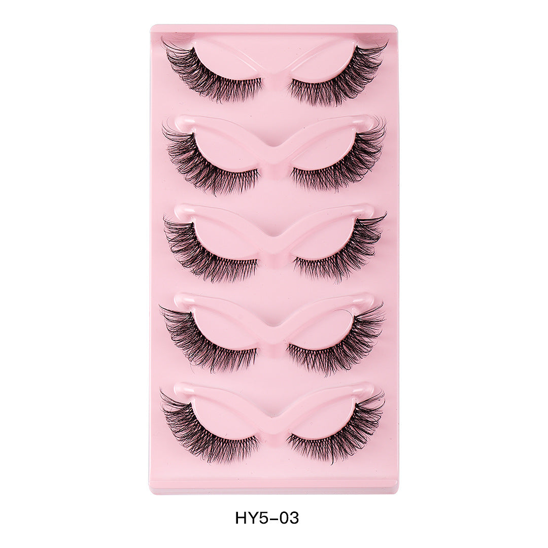 Invisible Band Lashes - 5-Pair Set