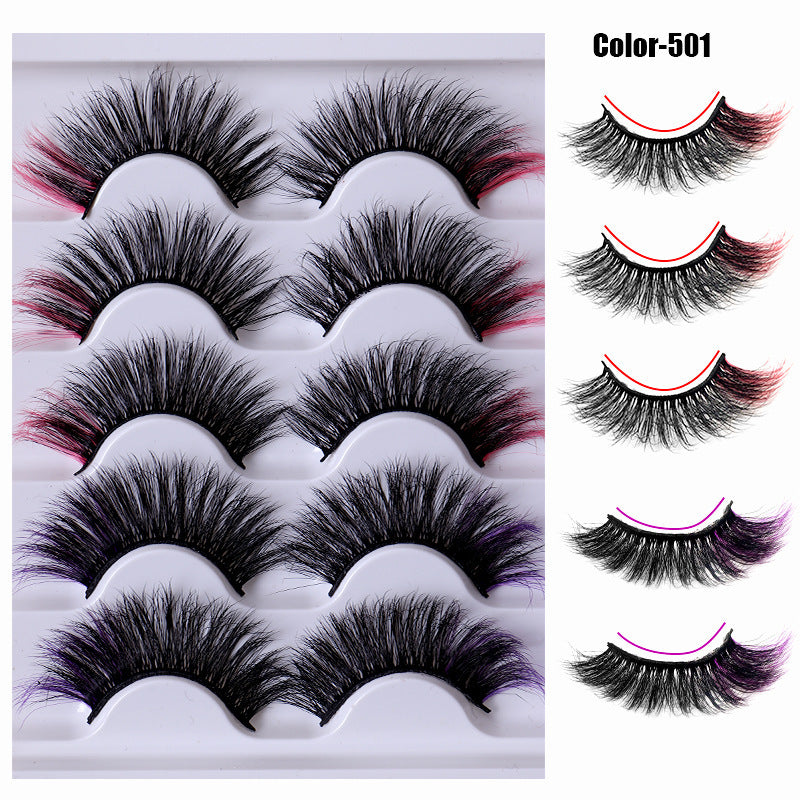 Color Volume & Length Faux Mink Lashes