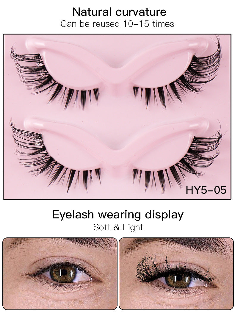 Invisible Band Lashes - 5-Pair Set