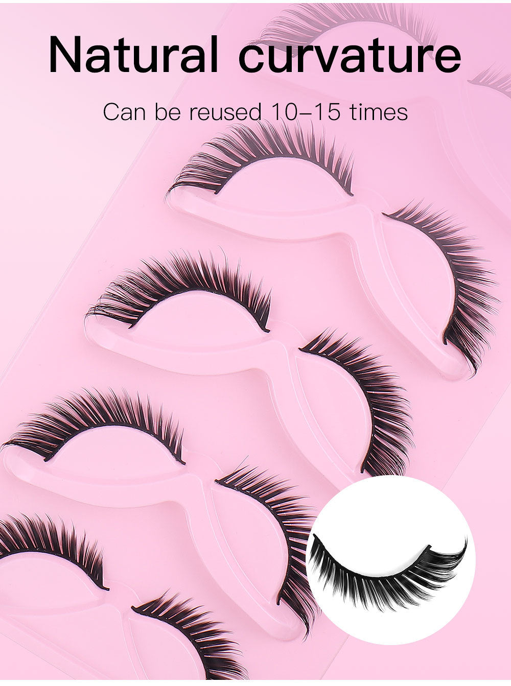 3D Fiber Simulation Eyelashes