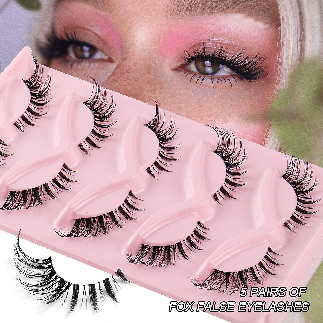 Invisible Band Lashes - 5-Pair Set