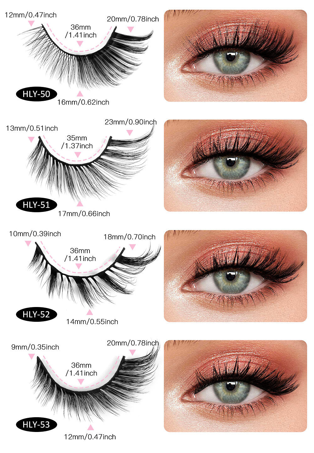 Everyday Fox Lashes - 5 Pairs