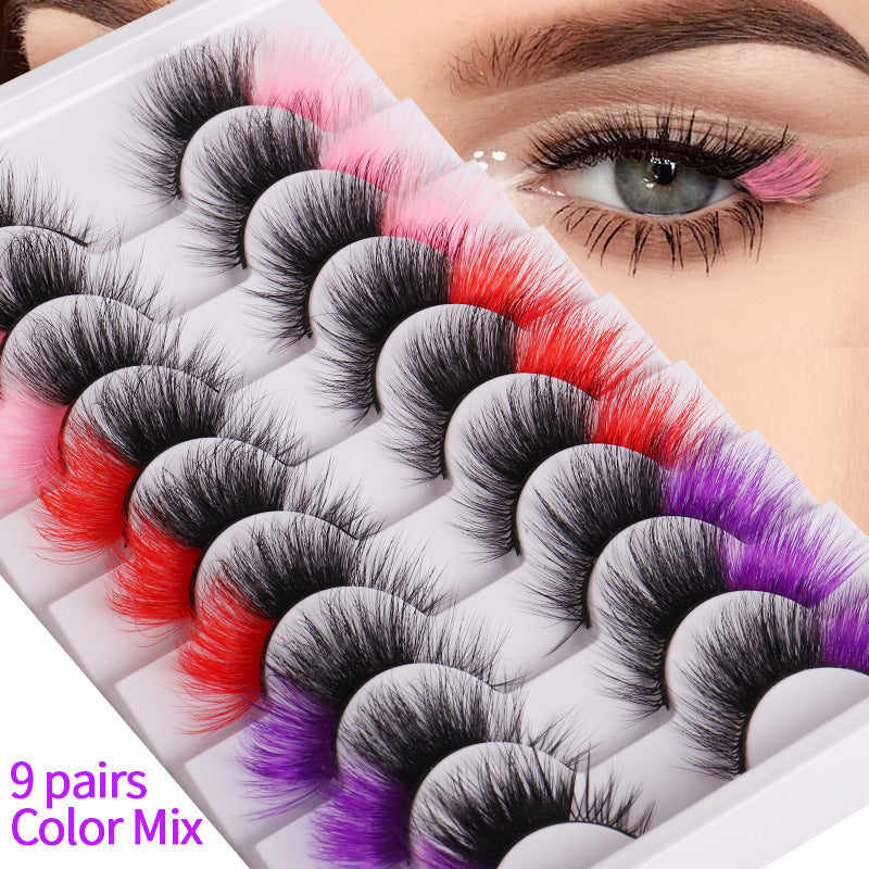 8D Mink Lashes - Fluffy & Colorful
