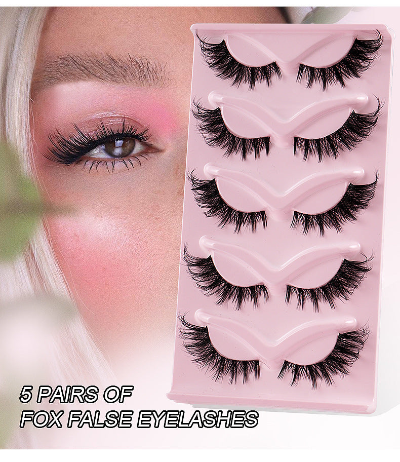 Invisible Band Lashes - 5-Pair Set