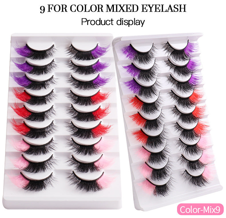 8D Mink Lashes - Fluffy & Colorful