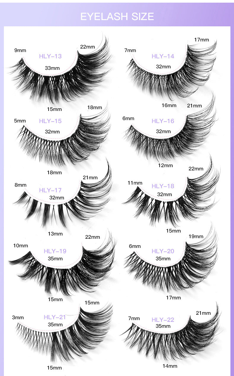 Trans-Fox Lashes - 7-Pack