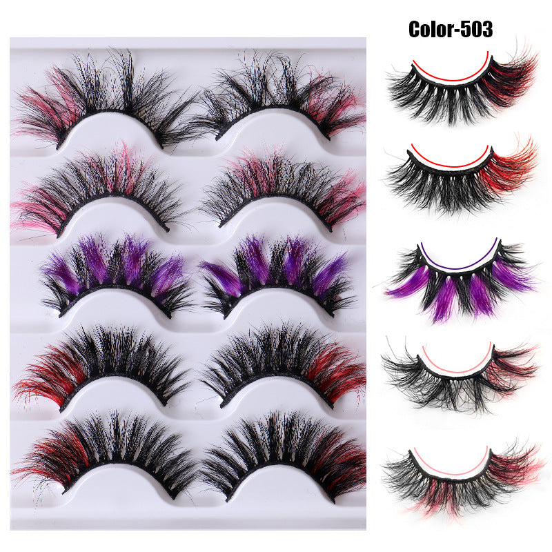 Color Volume & Length Faux Mink Lashes